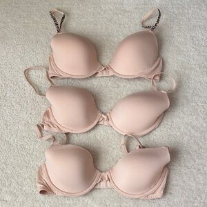 PINK Wear Everywhere Demi Bra - 3 Bras